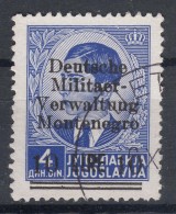 Germany Occupation Of Montenegro 1943 Mi#8 Used - Occupation 1938-45