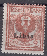 Italy Colonies Libya Libia 1912 Sassone#2 Mint Hinged - Libye