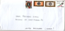 Italy Modern Cover To Serbia - 2011-20: Poststempel