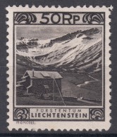 Liechtenstein 1930 Mi#102 C - Perforation 11 1/2 : 10 1/2, Mint Hinged - Neufs