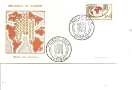 Contre La Faim ( FDC Du Dahomey De 1963 à Voir) - Contre La Faim