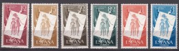 Spain 1956 Mi#1097-1102 Mint Never Hinged - Unused Stamps