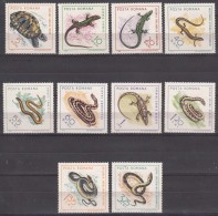 Romania Animals 1965 Mi#2377-2386 Mint Hinged - Neufs