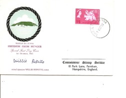 Contre La Faim ( FDC De Tristan Da Cunha De 1963 à Voir) - Contre La Faim