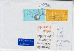 SWEDEN : Cover Circulated To Romania - Registered Shipping! - Brieven En Documenten