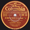 78 Trs - Columbia BF 389 - Etat EX -  LUCIENNE DELYLE - AU BOUT DU MONDE - SENTIMENTAL AUPRES DE VOUS - 78 T - Disques Pour Gramophone