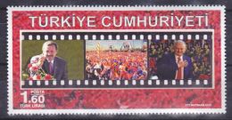 AC - TURKEY STAMP - THE 15th ANNIVERSARY OF THE FOUNDATION OF THE JUSTICE AND DEVELOPMENT PARTY MNH 14 AUGUST 2016 - Unused Stamps