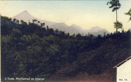 S. THOMÉ, SÃO TOMÉ, Montanhas Do Interior, 2 Scans - Sao Tome Et Principe