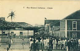 S. THOMÉ, SÃO TOMÉ, Rua General Calheiros, 2 Scans - São Tomé Und Príncipe