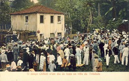 S. THOMÉ, SÃO TOMÉ, O Danço Chiboli N'um Dia De Festa Na Villa Da Trindade, 2 Scans - São Tomé Und Príncipe