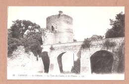 CPA CHINON - Le Château - La Tour Du Coudry Et Les Douves - LL. 28 UNUSED Achat Immédiat - Chinon