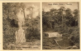 S. THOMÉ, SÃO TOMÉ, Roça Ribeira De Peixe, Cascatas, 2 Scans - São Tomé Und Príncipe