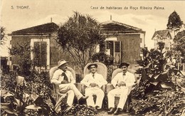 S. THOMÉ, SÃO TOMÉ, Casa De Habitação Da Roça Ribeira Palma, 2 Scans - São Tomé Und Príncipe