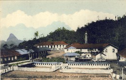 S. THOMÉ, SÃO TOMÉ, Roça Java, Vista Parcial Dos Terreiros, 2 Scans - São Tomé Und Príncipe
