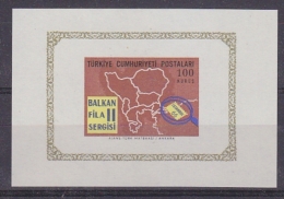 Turkey 1966 Balkanfila M/s ** Mnh (31701) - Hojas Bloque
