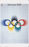 TC JAPON / 110-015 - Poster JEUX OLYMPIQUES MONTREAL 1976 - OLYMPIC GAMES CANADA - JAPAN Sport Phonecard - 178 - Jeux Olympiques