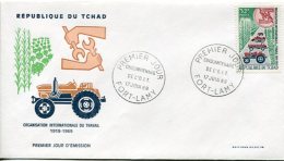 Tchad      FDC     17.juin.69    Cinquantenaire  De L'O.I.T - Chad (1960-...)