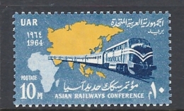 Egitto     1964 Arab Railway Conference  Hinged Yvert 601 - Gebruikt