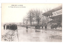 CPA 92 CRUE DE LA SEINE Le Champ De Courses De Colombes FLOODED HORSE RACING COURSE TRACK  UNUSED Achat Immédiat - Colombes