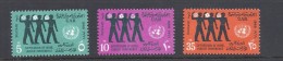 Egitto   1966 The 50th Session Of International Labour Conference     Hinged Yvert 674/76 - Gebruikt