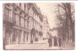 CPA 25 BESANCON GRANVELLE ET RUE DE LA PREFECTURE USED WITH STAMP Achat Immédiat - Besancon