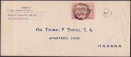 1956-H-47 CUBA. REPUBLICA. 1956 (LG-587) POSTAGE DUE. SOBRE TASA POR COBRAR.1958. - Storia Postale