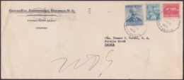 1957-H-34 CUBA. REPUBLICA. 1957 (LG-594) SOBRE CENTRAL SANTA AMALIA. COLISEO, MATANZAS SUGAR MILLS. 1958. - Cartas & Documentos