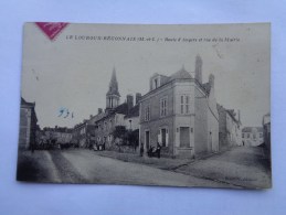 Réf: 78-20-278.     LE LOUROUX-BECONNAIS          Routed'Angers Et Rue De La Mairie. - Le Louroux Beconnais