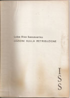 Lezioni Sulla Retribuzione Luisa Riva Sanseverino - Droit Et économie