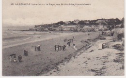 CPA LOIRE ATLANTIQUE 44  LA BERNERIE La Plage Vers Roche-Grise - La Bernerie-en-Retz