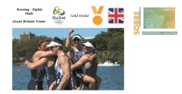 Spain 2016 - Olympic Games Rio 2016 - Gold Medal Rowing Male Great Britain Cover - Autres & Non Classés