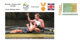 Spain 2016 - Olympic Games Rio 2016 - Gold Medal Rowing Female Great Britain Cover - Altri & Non Classificati