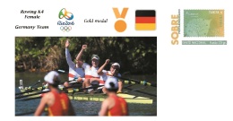 Spain 2016 - Olympic Games Rio 2016 - Gold Medal Rowing Female Germany Cover - Sonstige & Ohne Zuordnung