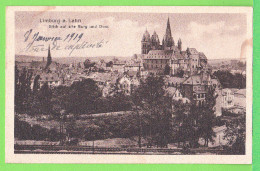 LIMBURG A. LAHN / BLICK AUF ALTE BURG UND DOM ... Carte Vierge / RETOUR DE CAPTIVITE / 8 JANVIER 1919 - Limburg