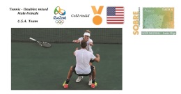 Spain 2016 - Olympic Games Rio 2016 - Gold Medal Tennis Mixed USA Cover - Altri & Non Classificati