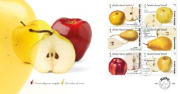 Nederland  2016 Appels En Peren  Apples And Pears      2 Fdc's - Covers & Documents