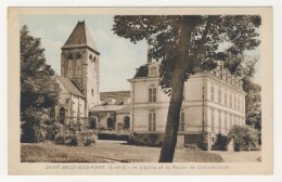 95 - Saint-Brice-sous-Forêt            L'Eglise Et La Maison De Convalescence - Saint-Brice-sous-Forêt