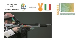 Spain 2016 - Olympic Games Rio 2016 - Gold Medal - Shot Rifle 50m. Male Italy Cover - Other & Unclassified