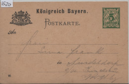 1920 Bayern Postkarte P 38 5Z - Ohne Stempel - Otros & Sin Clasificación