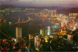 CPSM Hong Kong With Tsimshatsui-Kowloon    L2173 - Chine (Hong Kong)