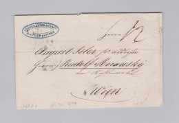 Heimat Schweiz AG WOHLEN 1847-05-21 Isler Brief Nach Wien - 1843-1852 Timbres Cantonaux Et  Fédéraux