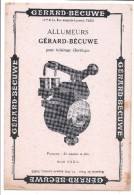 BUVARD - GERARD BECUWE - Allumeurs - Elettricità & Gas