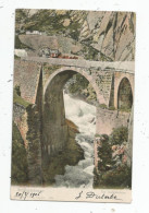 G-I-E , Cp , SUISSE , Gotthardstrasse , Die Teufelsbrücke , Attelage , Dos Simple , Voyagée 1906 - Other & Unclassified