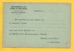 SALON DE PROVENCE CARTE Savonnerie DES ALPES ET PROVENCE - Salon De Provence