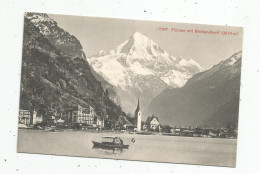 G-I-E , Cp , SUISSE , UR , FLÜELEN MIT BRISTENSTOCK , 3074 M , Bateau , Barque , Vierge , Ed : Photoglob - Flüelen