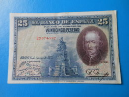 Espagne 25 Pesetas 1928 P.74b TB à TTB - 1-2-5-25 Peseten