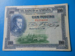 Espagne 100 Pesetas 1925 P.69c TB à TTB - 100 Peseten