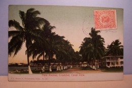 Delcampe - PALM  AVENUE ,CRISTOBAL ,CANAL  ZONE   - - Panama
