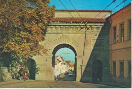 Delcampe - Brasov Schei Medieval Gate Bus Coach - Unused,perfect Shape - Busse & Reisebusse