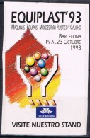 Viñeta BARCELONA 1993, Feria Equiplast 93. Moltes Plastico Y Caucho - Variedades & Curiosidades